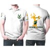 Milwaukee Bucks Classic Mascot Logo White Polo Shirt - Basketball Fan Gift