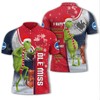 Mississippi Rebels Ncaa Unisex Funny Christmas The Grinch 3D All Over Print Polo Shirt