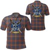 Modern Fraser Hunting Tartan Polo Shirt - Scottish Golfing Excellence