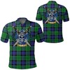 Modern Graham Of Menteith Tartan 3D Athleisure Polo Shirt - Show Your Love For Scottish Heritage