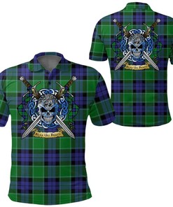 Modern Graham Of Menteith Tartan 3D Athleisure Polo Shirt - Show Your Love For Scottish Heritage
