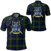 Modern Gunn Tartan All Over Print Polo Shirt - Scottish Heritage Design At Its Finest
