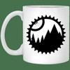 Mountain Bike Sprocket Mug - Funny Gift Idea for Valentine's Day with Double Mug Set