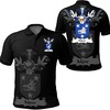 Mow Family Crest History Golf Polo Shirt For Family Fans