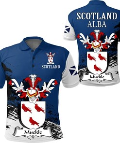 Muckle Scottish Family History Polo Shirt For Enthusiasts