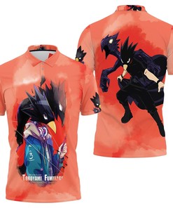 My Hero Academia Fumikage Tokoyami Crow Fan Polo Shirt With 3D Print