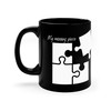 My Missing Piece Valentine Gift Mug for Lover - Thoughtful Valentines Day Mug for Her with Quotes
