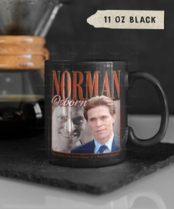 NORMAN OZBORN Mug | Willem Dafoe Vintage Mug | Spiderman Movie Mug | Norman Osborn Retro 90s Mug