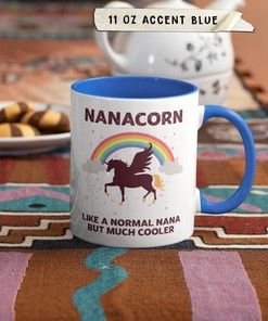 Nanacorn Coffee Cup for Grandmother on Mother's Day | Unique Gift for Nana from Grandkids