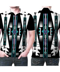 Native American Costume All Over Print Polo Shirt - Bold And Patriotic Design With Polo Collar