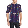 Native American Eagle Pattern Men'S Polo Shirt For Cultural Fans