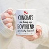 Naughty Boyfriend Mug Set - Congrats On Being My Boyfriend You Lucky Bastard Mug, Anniversary or Naughty Gift