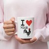 Naughty Valentine Mug - I Love Your Rooster Valentines Day Mug For Him