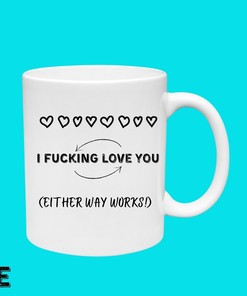 Naughty Valentines Day Gift For Her, Perfect Funny Mug Wife, Gift Idea For Girlfriend and Women