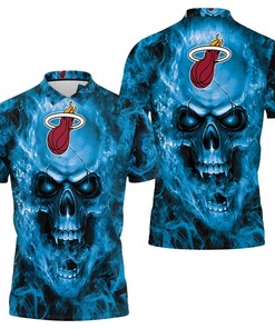 Nba Fans Skull Polo Shirt - Perfect For Basketball Fans