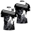 Nebraska Huskers Skull Maiden Fan Polo Shirt For Football Enthusiasts