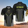 Neon Line Bowling Strike Polo Shirt - Ideal For Bowling Fans