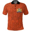 Netherlands Geometric Lion 3D Polo Shirt - Contemporary And Bold Design With Polo Collar