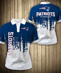 New England Patriots 3D Polo Shirt - Perfect Fit For Nfl Fans