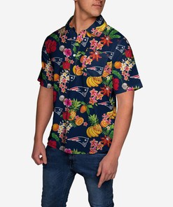 New England Patriots Fruit Flair Short Sleeve Polo - Exclusive Style For Nfl Fans
