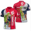 New York Yankees Mlb Unisex Funny Christmas The Grinch 3D Polo Shirt - Perfect For All Over Print Polo T-Shirt Fans