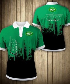 Nfl Fans Perfect Fit 3D New York Jets Polo Shirt - Perfect Fit