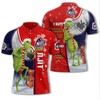 Njit Highlanders Ncaa Unisex Funny Christmas The Grinch 3D All Over Print Polo Shirt -