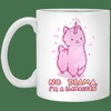 No Drama Llamacorn Happy Valentines Day Mug for Drama-Free Couples