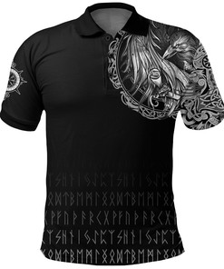 Norse Raven Tattoo Viking 3D All Over Print Polo Shirt - Perfect Gift For Fans