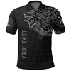 Norse Wolf Thunderstorm Polo Shirt - Great For Viking Enthusiasts