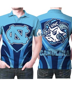 North Carolina Tar Heels Logo Ncaa Best Team 3D Printed Polo Shirt - Perfect For Fans