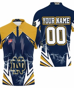 Notre Dame Fighting Irish 3D Personalized Polo Shirt For Fans