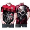 Nun Skeleton Holds Ohio State Buckeyes Logo Skull - Fan Gift 3D Printed Polo Shirt - Show Your Unique Style