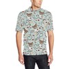 Nurse Bear Pattern Print Polo Collar Shirt - Gift For Healthcare Workers