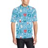Nurse Pattern Print Design Personalized 3D Polo Shirt - Ideal Gift For Medical Professionals