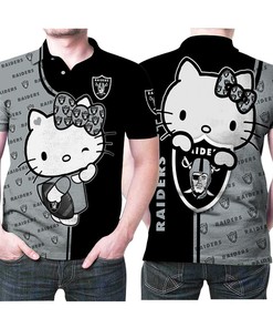 Oakland Raiders All Over Print Polo Shirt - Unique For Fans
