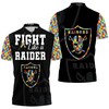 Oakland Raiders Autism Support Polo Shirt - Advocate For Autism Awareness