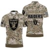 Oakland Raiders Camo Pattern Polo Shirt - Unique And Stylish Gift