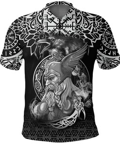 Odin And Raven Tattoo Polo Shirt - Show Off Your Style With A Unique Twist