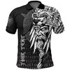 Odin Raven And Fenrir Hand Polo Shirt - Perfect For Mythology Lovers