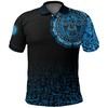 Odin'S Celtic Raven Polo Shirt - Cyan Viking Style For Fans - All Over Print Polo T-Shirt