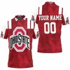 Ohio State Buckeyes Brutus Buckeye 3D All Over Personalized Polo Shirt - Show Your Spirit From All Angles With Style