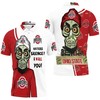 Ohio State Buckeyes Haters Silence - Dead Terrorist 3D Polo Shirt For Fans - Shut The Haters Down With Style