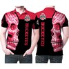 Ohio State Buckeyes Sugar Skull Flowers 3D Printed Polo Shirt - Make A Statement With Style