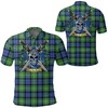 Old Ancient Gordon Tartan 3D Polo Shirt - Scottish Heritage Polo Look