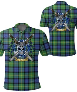 Old Ancient Gordon Tartan 3D Polo Shirt - Scottish Heritage Polo Look