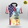 One Nation Under God Polo Shirt - Patriotic Design For Americans