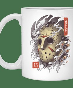 Oni Jason Mask Cute Valentine's Day Mug