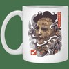 Oni Leather Mask Valentine's Day Coffee Mug Set