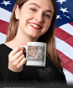 Opossum Coffee Mug with Funny Sad Possum Meme | Perfect Mug for Animal Lovers